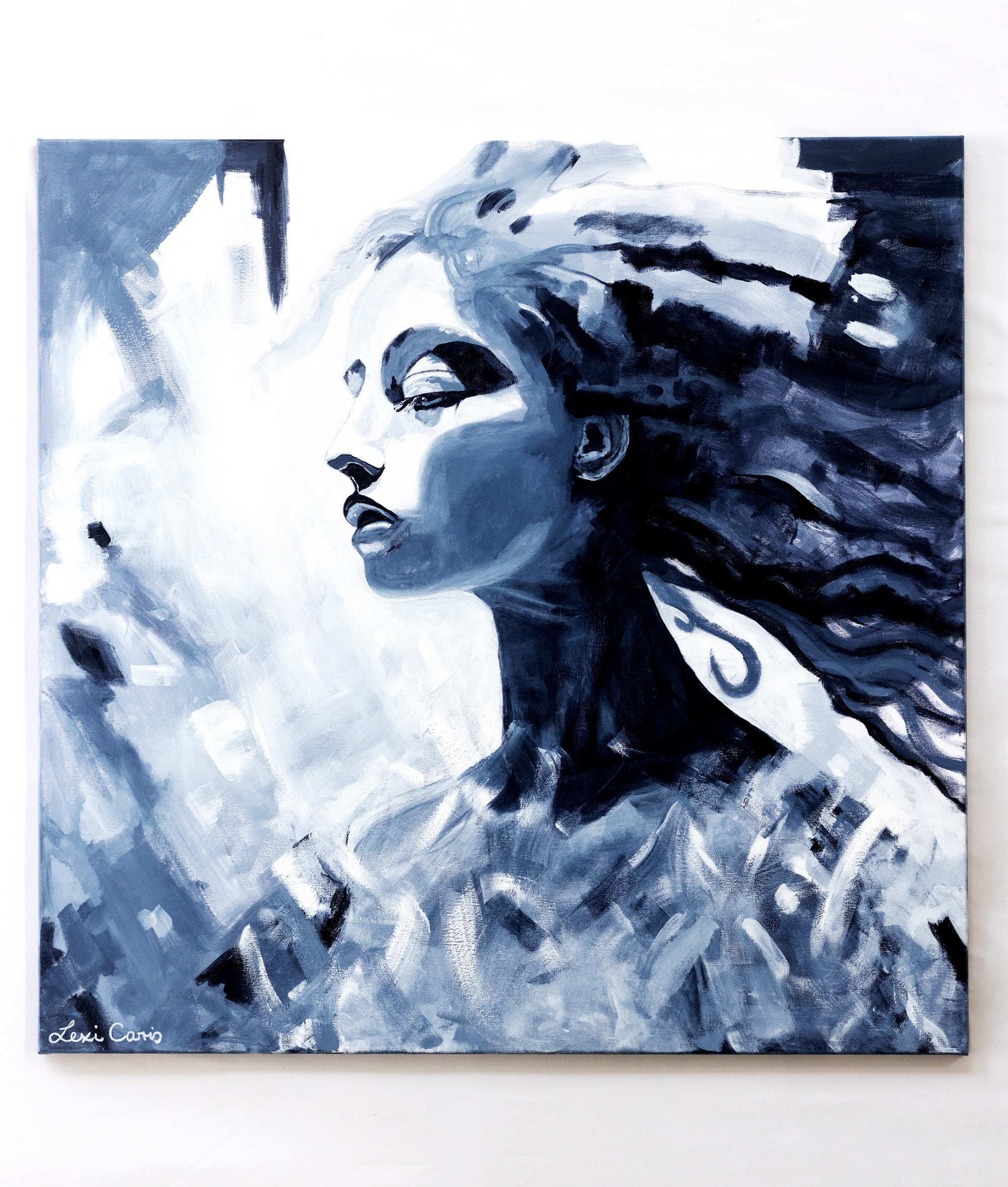 Inner contemplation - Acrylic paint on canvas